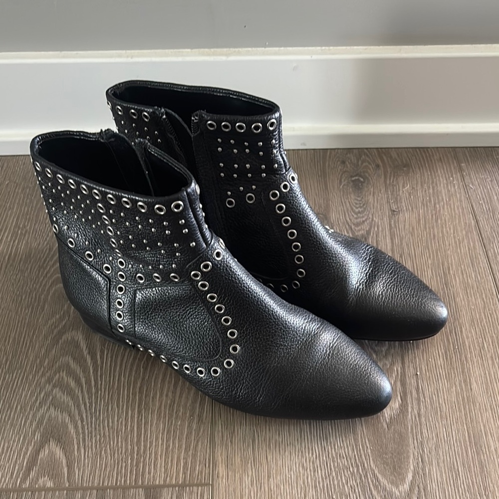 French connection studded booties